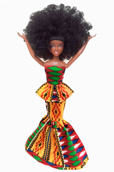 Black African Doll Nana Makeba